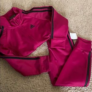 Girls adidas tracksuit